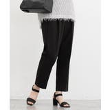 ブラック | ボトムス パンツ 美ージーテーパードパンツ | Honeys