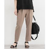 ダークベージュ | ボトムス パンツ 美ージーテーパードパンツ | Honeys