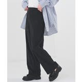 ブラック | ボトムス パンツ ストレートパンツ | Honeys