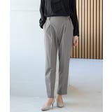 ライト杢グレー | ボトムス パンツ テーパードパンツ | Honeys