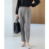 ライト杢グレー | ボトムス パンツ テーパードパンツ | Honeys