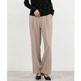 ベージュ | ボトムス パンツ ストレートパンツ | Honeys