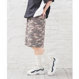 グレー迷彩 | ボトムス パンツ ハーフパンツ | Honeys