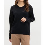 ネイビー | トップス ニット セーター | Honeys