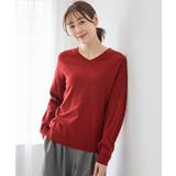 ダークレッド | トップス ニット セーター | Honeys