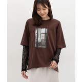 ブラウン | トップス Tシャツ ロンT | Honeys