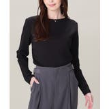 ブラック | トップス カットソー 長袖 | Honeys