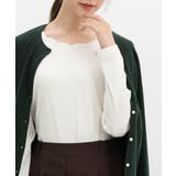 アイボリー | トップス カットソー 長袖 | Honeys