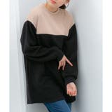 ブラック | トップス カットソー スウェット | Honeys
