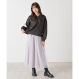 パーカー ハーフジップ スウェット | Honeys | 詳細画像6 