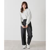 パーカー ハーフジップ スウェット | Honeys | 詳細画像8 