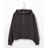 パーカー ハーフジップ スウェット | Honeys | 詳細画像15 