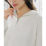 パーカー ハーフジップ スウェット | Honeys | 詳細画像25 