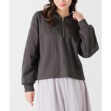 スミクロ | パーカー ハーフジップ スウェット | Honeys