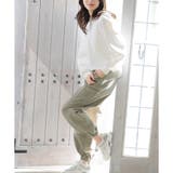 パーカー ハーフジップ スウェット | Honeys | 詳細画像3 