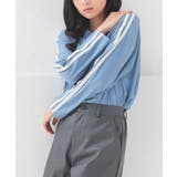 ブルー | トップス カットソー 長袖 | Honeys