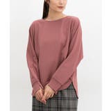 ダークピンク | トップス カットソー 長袖 | Honeys