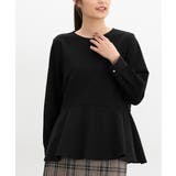ブラック | トップス カットソー 長袖 | Honeys