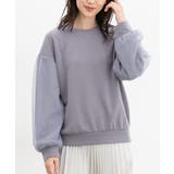 スモーキーブルー | トップス カットソー 長袖 | Honeys