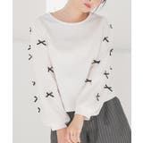 アイボリー | トップス カットソー 長袖 | Honeys