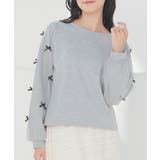 杢グレー | トップス カットソー 長袖 | Honeys