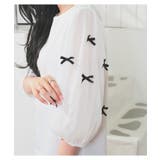 トップス カットソー リボン付トップス | Honeys | 詳細画像14