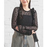 ブラック | トップス カットソー 長袖 | Honeys