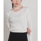 アイボリー | トップス カットソー 長袖 | Honeys