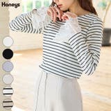 トップス カットソー 長袖 | Honeys | 詳細画像1 