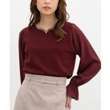 ボルドー | トップス カットソー 長袖 | Honeys