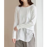 アイボリー | トップス Tシャツ ロンT | Honeys