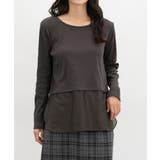 チャコール | トップス Tシャツ ロンT | Honeys