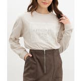 ライトベージュ | トップス Tシャツ ロンＴ | Honeys