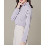 ラベンダー | トップス カットソー 長袖 | Honeys