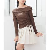 ブラウン | トップス カットソー 長袖 | Honeys