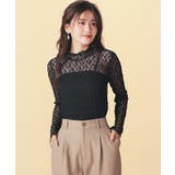 ブラック | トップス カットソー 長袖 | Honeys