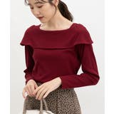 ボルドー | トップス カットソー 長袖 | Honeys