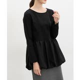 ブラック | トップス カットソー 長袖 | Honeys