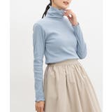 スモーキーブルー | トップス カットソー 長袖 | Honeys