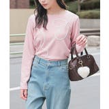 ピンク | トップス カットソー 長袖 | Honeys