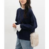 ネイビー | トップス カットソー 長袖 | Honeys