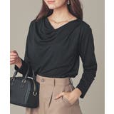 ブラック | トップス カットソー 長袖 | Honeys