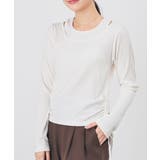 アイボリー | トップス カットソー 長袖 | Honeys