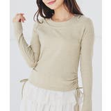 ベージュMix | トップス カットソー 長袖 | Honeys