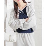 ネイビー | トップス カットソー 長袖 | Honeys