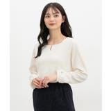 アイボリー | トップス カットソー 長袖 | Honeys