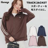 トップス トラックジャケット スウェット | Honeys | 詳細画像1