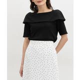 ブラック | トップス カットソー 半袖 | Honeys