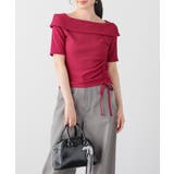 レッド | トップス カットソー 半袖 | Honeys
