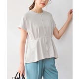 グレージュ | トップス カットソー 半袖 | Honeys